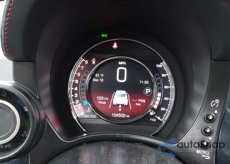 2017 Fiat 500 Abarth from USA, damaged, VIN 3C3CFFFH8HT698078